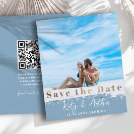 Budget Faux Gold Save the Date 写真