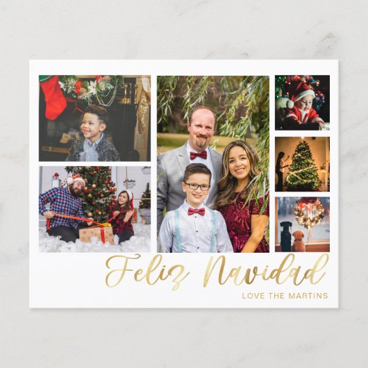 Budget Feliz Navidad金ゴールド6写真 (正面)