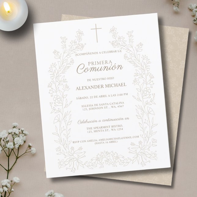 Budget First Communion Spanish Primera Comunion (クリエイターアップロード済み)