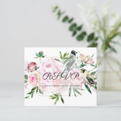 BUDGET/Flowers RSVPカード (スタンド正面)