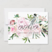 BUDGET/Flowers RSVPカード (正面)