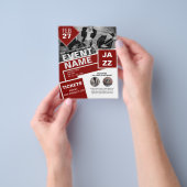 BUDGET Flyer FREE Design Help Entertainment Theme  チラシ (手)