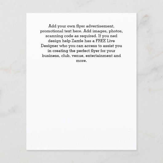 BUDGET Flyer FREE Design Help Entertainment Theme チラシ (裏面)