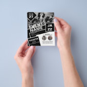 BUDGET Flyer FREE Design Help Entertainment Theme チラシ (手)