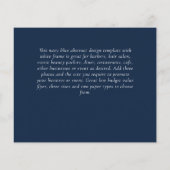 BUDGET Flyer FREE Design Template Abstract Blue チラシ (裏面)