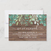 Budget Folidsミニ引っ越しましたアナウンスカード ノートカード (正面)