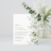 Budget Forest Greenery Wedding Invitation (スタンド正面)