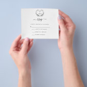 Budget Frost RSVPカード チラシ (手)