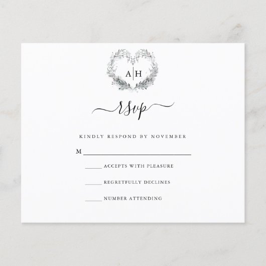 Budget Frost RSVPカード チラシ (正面)