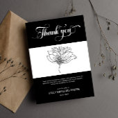 Budget Funeral Memorial Thank you Card