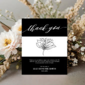 Budget Funeral Memorial Thank you Card