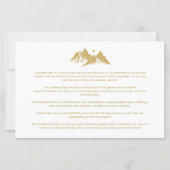 Budget Gold Effect Boho Rustic Mountains Photo (裏面)