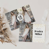 Budget GRAD写真卒業発表カード ノートカード