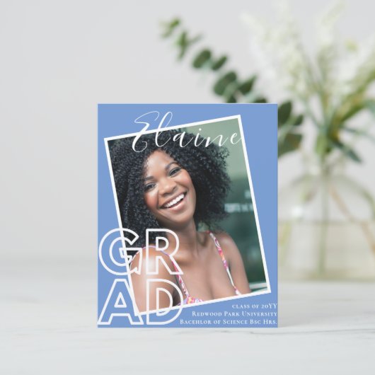 BUDGET GRAD OVERLAY写真の卒業発表 (スタンド正面)