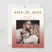 Budget Gradient Wedding Photo Whimsical Script (正面)