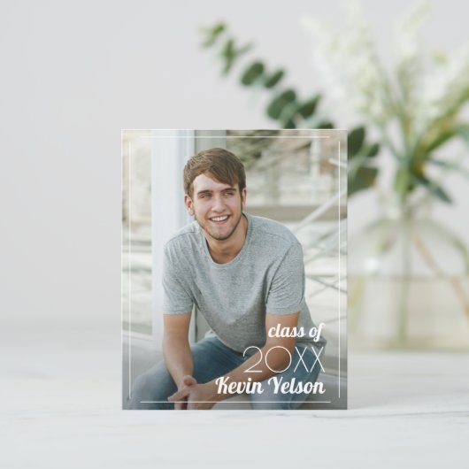 Budget Graduation Save the Date Cards (スタンド正面)