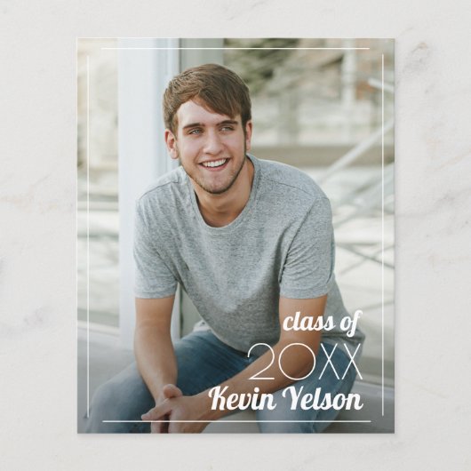 Budget Graduation Save the Date Cards (正面)