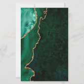 Budget Green Agate Corners Champagne Wedding (裏面)