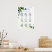 BUDGET Greeneryのシーティングチャート9表18インチx 24インチ ポスター (キッチン)