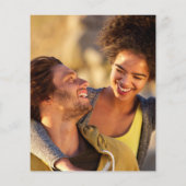 Budget Greeneryの写真結婚招待状 (裏面)