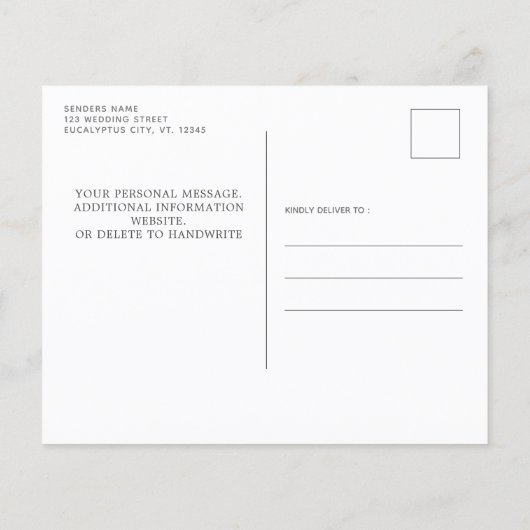 Budget Greenery Eucalyptus写真保存Date Pos (裏面)