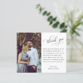 Budget Handレタリング写真結婚s Thank You (スタンド正面)