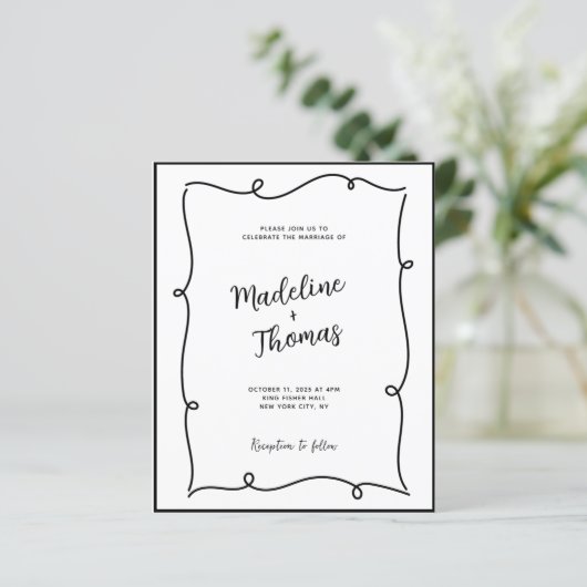 BUDGET Hand Drawn Cute Coule 結婚 Script's (スタンド正面)