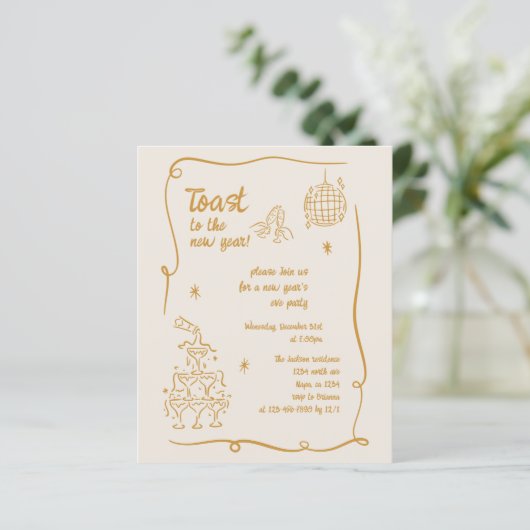 BUDGET Hand Drawn Illustrated New Years Eve Party (スタンド正面)