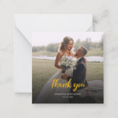 Budget Hand-Letteredの写真結婚ありがとう ノートカード