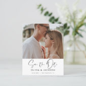 Budget Hand Lettered White日付の写真を保存 (スタンド正面)