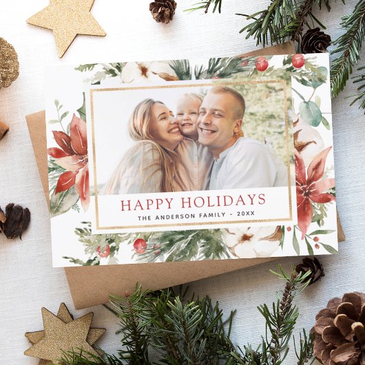 Budget Happy Holidays Christmas Greeneryの写真