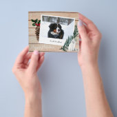 Budget Happy Holidays Wood, Dog & Instant Photo チラシ (手)