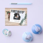 Budget Happy Holidays Wood, Dog & Instant Photo チラシ (シングル)