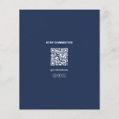 Budget Healthcare Clinic Doctor Logo QR Code チラシ (裏面)