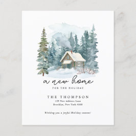 BUDGET Holiday New Home Handwriting Script Moving