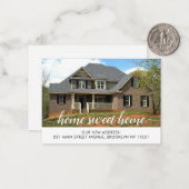 Budget Home甘い変更のアドレス写真の移動 ノートカード (正面/裏面インサイチュ)