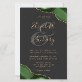 Budget Hunter Green Agate Corners Dark Wedding (正面)