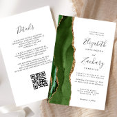 Budget Hunter Green QR Code Wedding