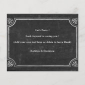 BUDGET I DO婚約写真BBQパーティの招待状 (裏面)