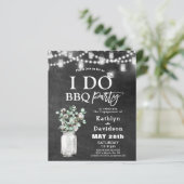 BUDGET I DO婚約4 Photo BBQ招待状 (スタンド正面)