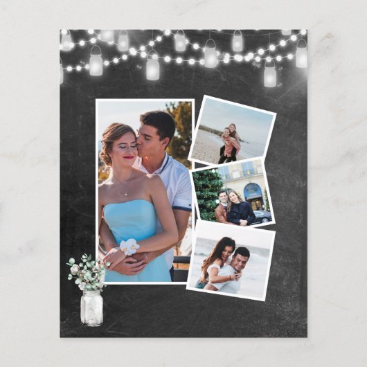 BUDGET I DO婚約4 Photo BBQ招待状 (裏面)