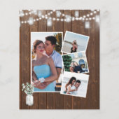 BUDGET I DO婚約4 Photo BBQ招待状 (裏面)