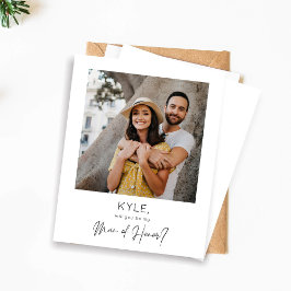Budget Instant Photo Be My Man Of Honor Proposal