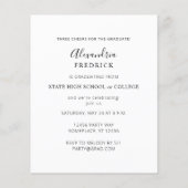 Budget Instant Photo Ver White 2 Graduation Party チラシ (裏面)