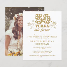 Budget Into Forever 50周年記念写真招待状