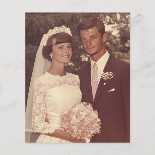 Budget Into Forever 60周年記念写真招待状 (裏面)