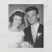 Budget Into Forever 70周年記念写真招待状 (裏面)