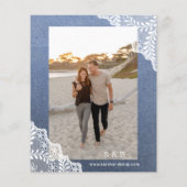 Budget Jean, Lace & Lights Save the Date V2 Photo (裏面)