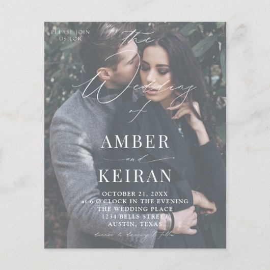 Budget Kolly There Shades – 写真結婚の チラシ (正面)