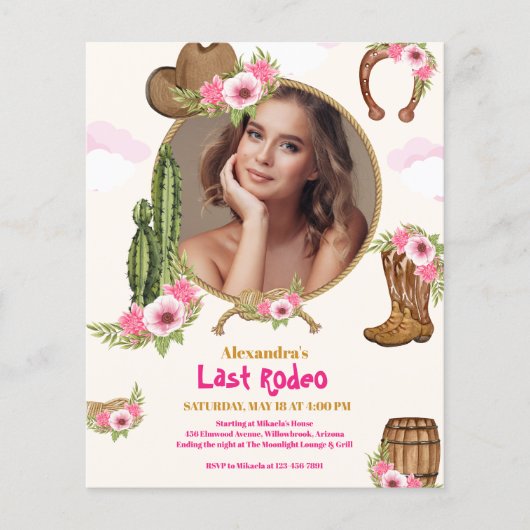 Budget Last Rodeo女性のカーボーイブライダルシャワー写真 (正面)